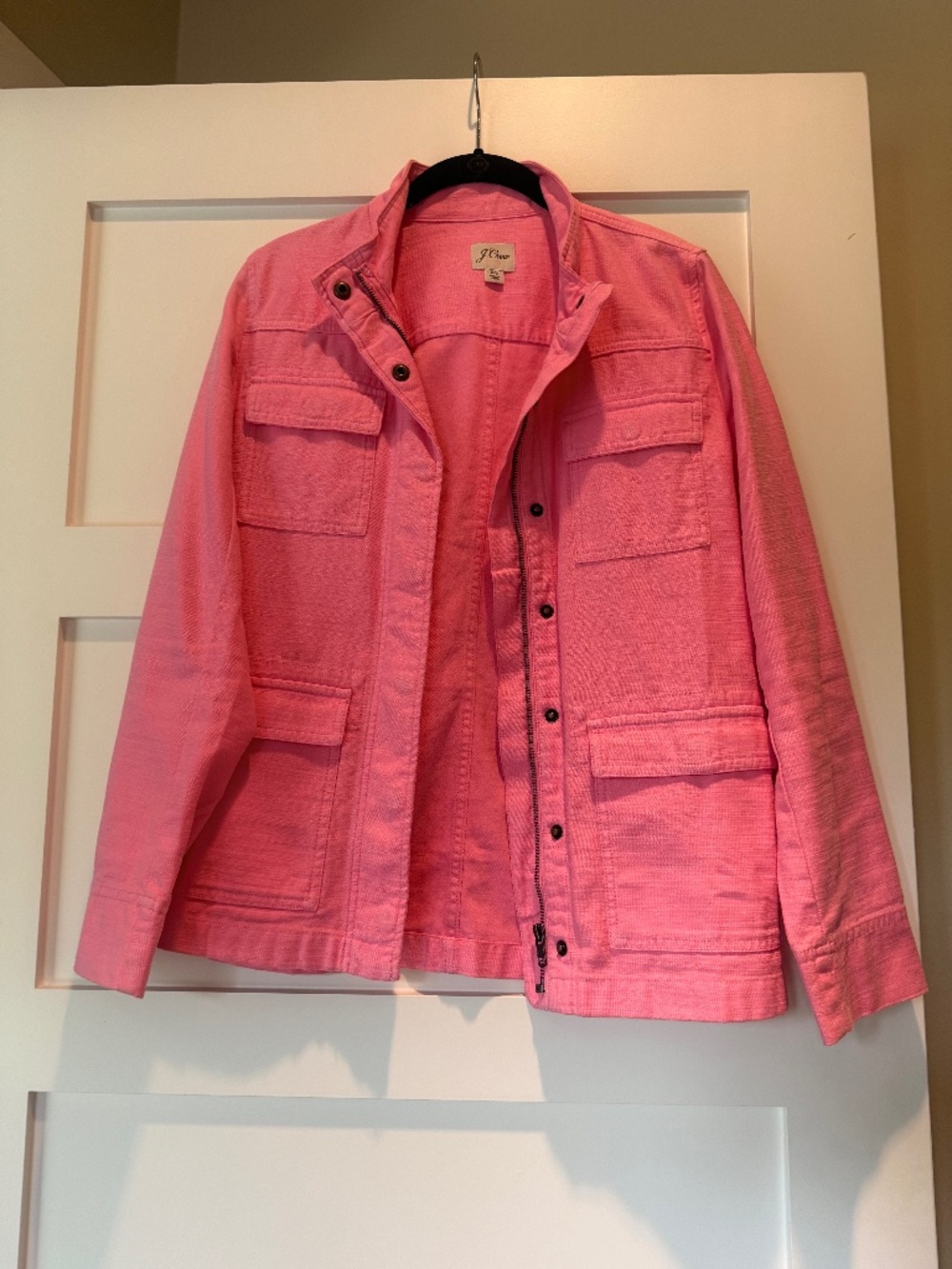 Pink Stand Color Utility Jacket